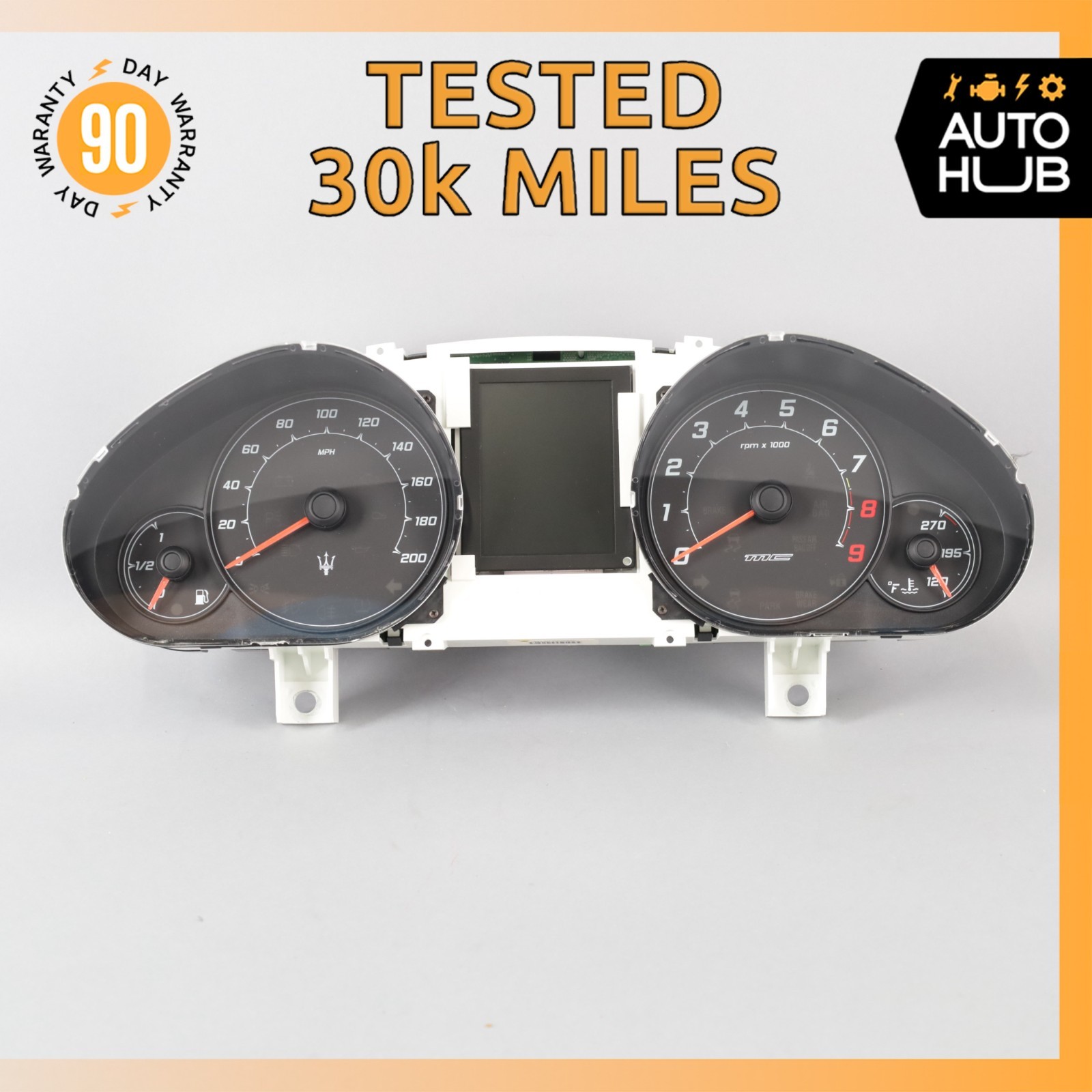 14-17 Maserati GranTurismo M145 MC Instrument Cluster Speedometer OEM 30k