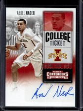 2016-17 Panini Contenders Draft Picks Abdel Nader College Ticket Auto #178