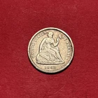 (1) Beautiful Antique 1862-P Seated Liberty Half Dime VF-VERY FINE NICE DETAIL