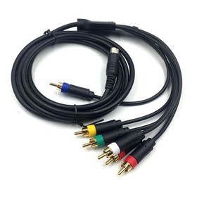 10-Pin YPbPr Component Cable for Saturn Console Bulk (Hexir) HD-AV Cord Adapter