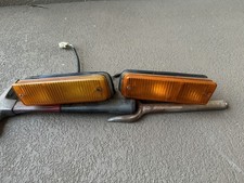 Fiat Carello Front Lh Rh Left Right Pair Turn Signal Light Assy - X-19 1974