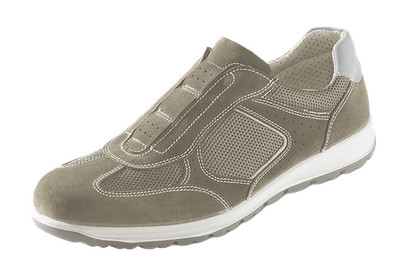IMAC 7638/013 Slipper Sneaker Herren Halbschuh Leder Schuh beige Textilfutter