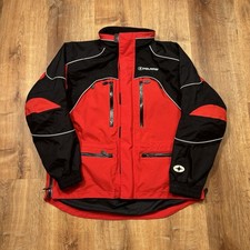 Vintage Pure Polaris Jacket Padded Mens L 90s Racing ATV Snowmobile Motorcycle