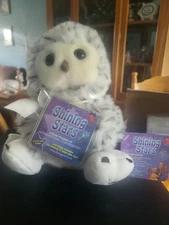 Snowy Owl Bird Plush Woodland Friend Russ Shining Stars 8” With Sealed Code Tag