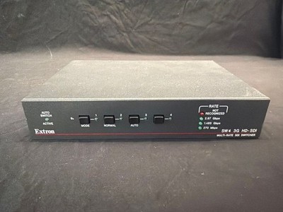 Extron SW4 3G HD-SDI Video Switcher 4x1 SDI Multi-Rate Tested