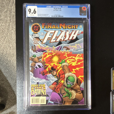 DC Comics The Flash #119 Final Night CGC 9.6 1996 Graded Comic Book