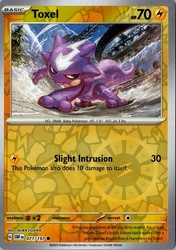 Toxel 071/197 Obsidian Flames Reverse Holo