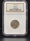 1936 D Buffalo Nickel NGC MS 65 – Gem BU – Certified