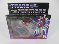 NEW - Transformers G1 Deception Air Commander Starscream Reissue Figure - SEALED
