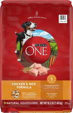 Chicken and Rice Formula Dry Dog Food - 16.5 Lb. Bag 2.60 per pound