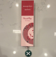Swatch x Audemars Piguet Royal Pop Otto Rosso Red Quartz Analog Watch Box