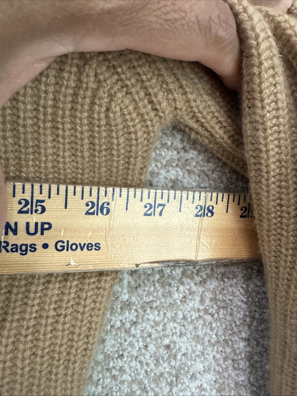 Jenni Kayne Cocoon Cardigan Camel Brown 100% Cashmere Oversized Size Small