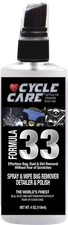 Cycle Care 4 oz Formula 33 Motorcycle Bug Remover Detailer Polish Spray Bottle