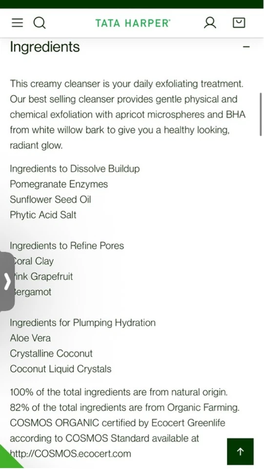 Novo limpador regenerador Tata Harper 125ml-$88! - Imagem 4 de 4