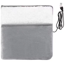 USB Feet Warmer Heater Soft Plush Thermal Blanket Mat Home Office