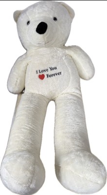 großer Maxi Plüschbär weiß, I Love You Forever