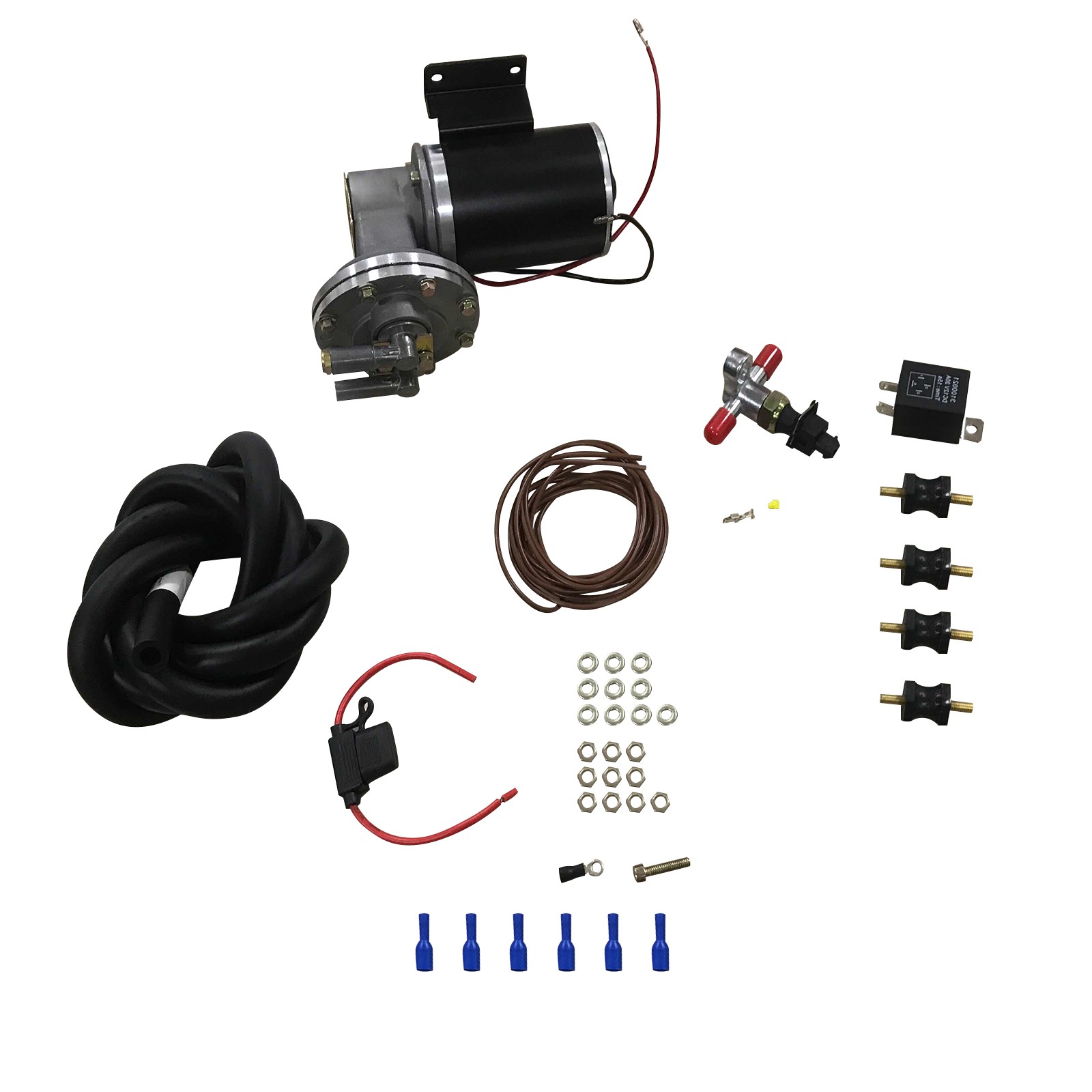 Electric Vacuum Pump Kit Fully Assy for Brake Booster 12 Volt 18"" to 22"" New