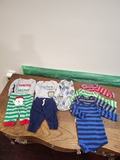 Baby Boys carter Clothing Lot 3 Months Outfits Onesees