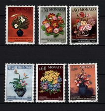 MONACO  FLOWERS,   1972-73  MNH** (053)