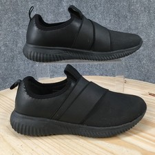 Tredsafe Gwen Slip Resistant Athletic Shoes Womens 6.5 Slip On Comfort Black