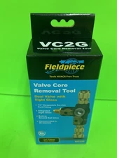Fieldpiece VC2G 1/4″ Valve Core Removal Tool Dual Valve with Sight Glass