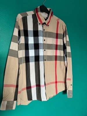 Burberry Brit Hemd Kariert Langarm Teens Jungen Baumwolle Oberteil Gr. XXL