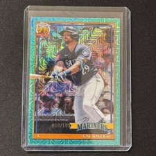 🔌IU 2026 TOPPS SERIES 1 BASEBALL 1991 CHROME AQUA MOJO /199 CAL RALEIGH