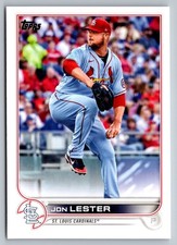 Jon Lester 2022 Topps Series 1 Base #213 St. Louis Cardinals
