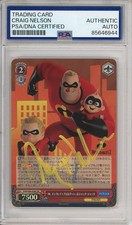 2024 DISNEY PIXAR TRADING CARD SIGNED MR. INCREDIBLE CRAIG T NELSON PSA DNA COA