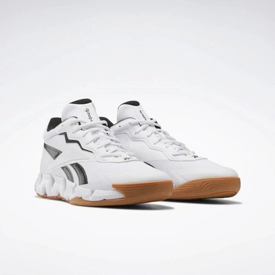 Reebok Men's White Black Zig Encore Sneakers Size 7 us GW2231