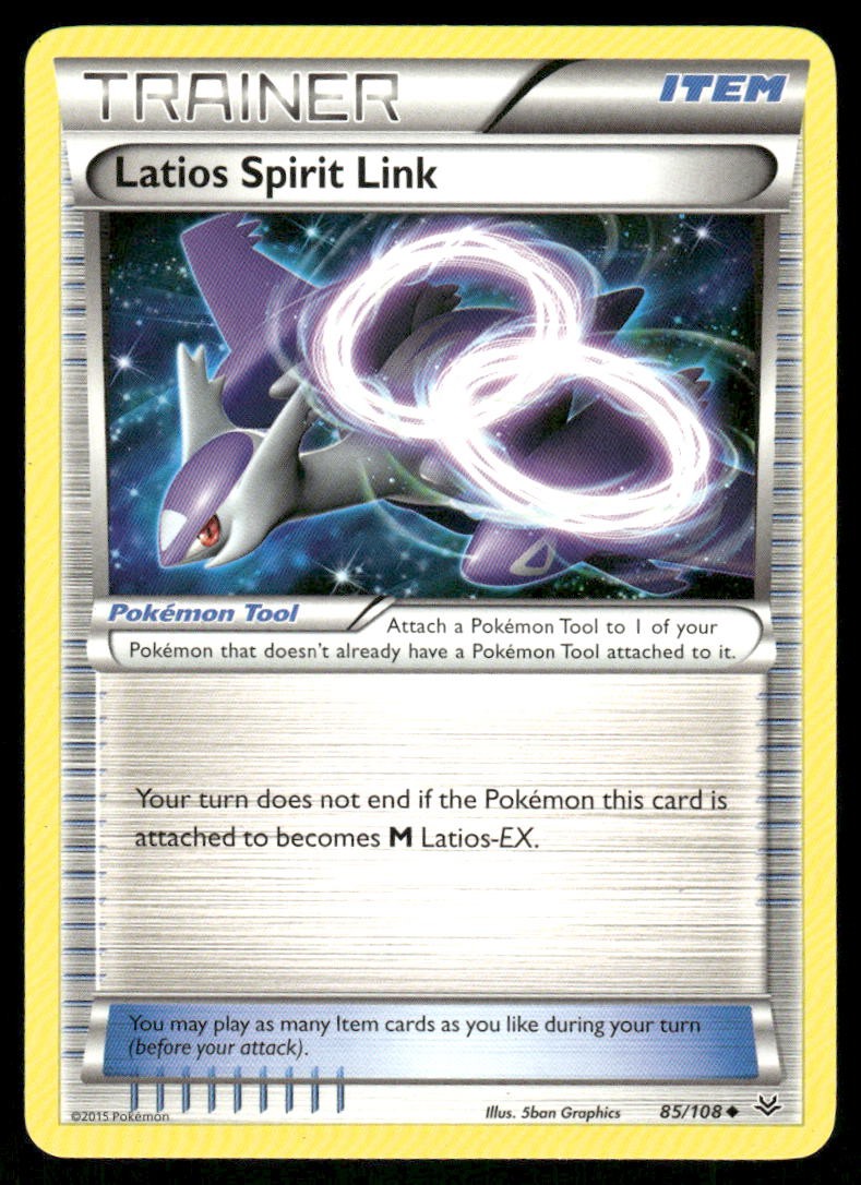 Latios Spirit Link 85/108 - Roaring Skies - Uncommon NM