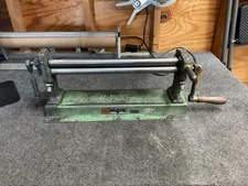 Peck Stow Wilcox Manual Slip Roll Sheet Metal Roller Meyer 16" Bench Top USA
