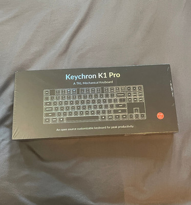 Keychron K1 Pro Wireless Mechanical Keyboard RGB Backlight Brand New Sealed Box