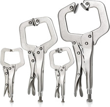 4 Pcs Locking C Clamp Set