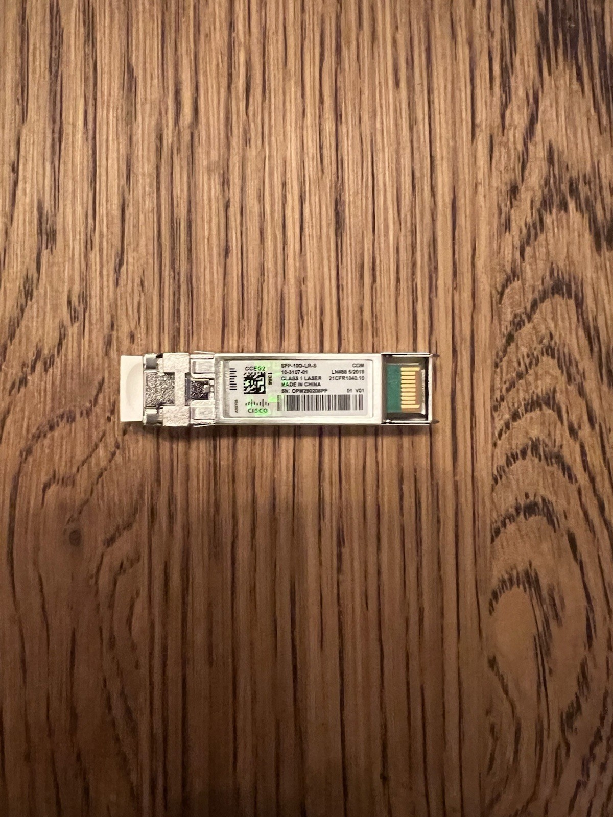 Module SFP+ 10G Cisco SFP-10G-LR-S pour liaison fibre optique 10km longue distance