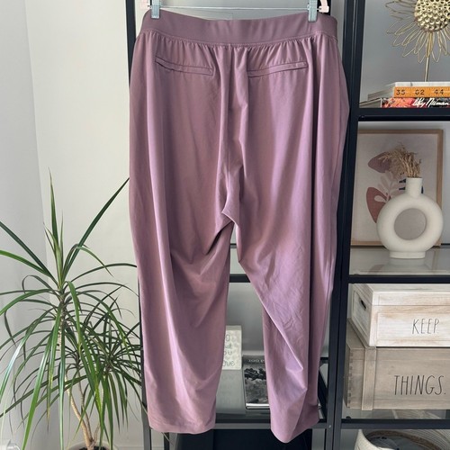 Athleta Brooklyn Mauve Pink Lightweight High Rise Ankle Jogger Pant Women’s 22 - Picture 3 of 10