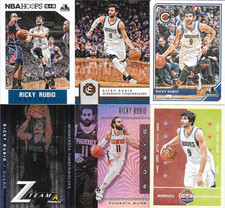 Ricky Rubio 6 Card Lot NBA Z-Team Insert Minnesota Timberwolves Suns Base Cards