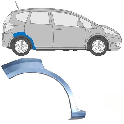 Für Honda Jazz 2008-2015 Radlauf reparatur blech Kotflügel Rechts