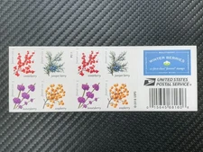 US Stamps 2019 Winter Berries 5 Sheets of 20 / A total of 100