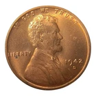 1942-D 1C RD Choice BU Lincoln Wheat Cent