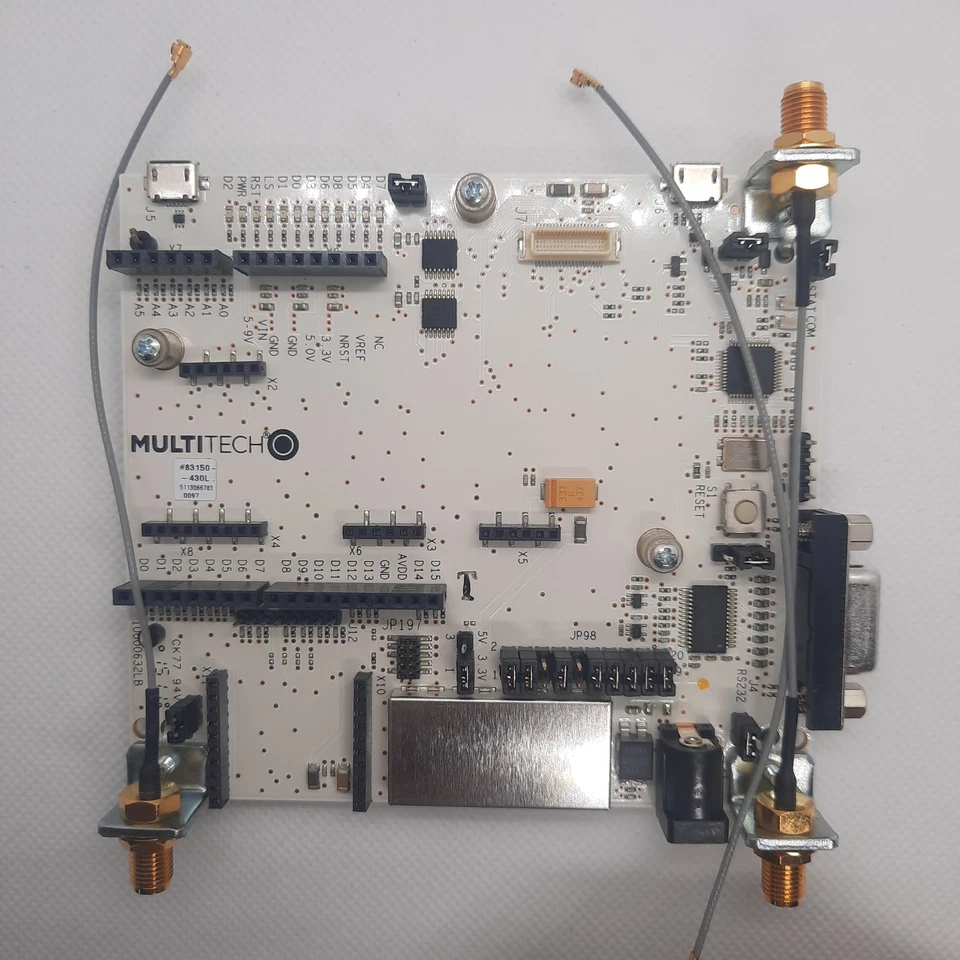 MultiTech MTUDK2-ST-CELL SocketModem Developer Kit w/ DB9 RS232 & USB Connectors - Image 2 of 4