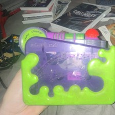 Nickelodeon Blast Pak Personal Cassette Player Green Purple Cassette Tape