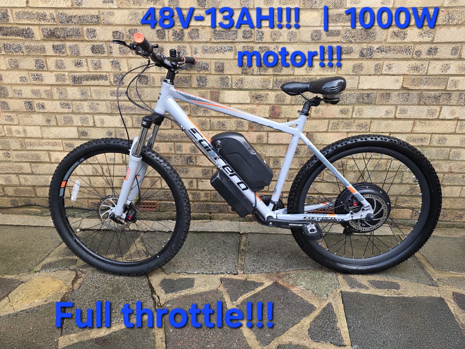 Carrera Electric Mountain Bike| Espec | 48V-13AH | Full throttle | New Build!!!