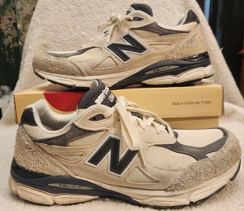 New Balance 990V3 Moonbeam/Macadamia Size 13 D Teddy Santis Made in USA M990AD3