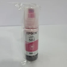 Genuine Epson EcoTank 522 Ink Refill NEW Sealed Magenta – Exp 10/2027