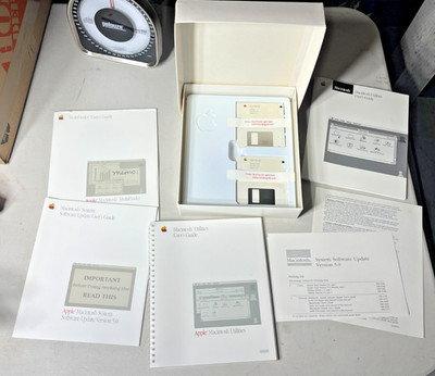 1987 Apple Macintosh System Software Update Version 5.0 Vintage Rare