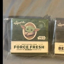 Dr. Squatch Force Fresh Baby Yoda GROGU - RARE.  Free USA 🇺🇸 SHIP 