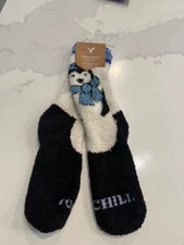 Vintage Women’s American Eagle Penguin Fuzzy Crew Socks. New with Tag