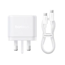 Baseus PD65W USB Fast Charger and 2 USB-C / Type-C Ports with 1m Type-C Cable