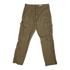 Wrangler Relaxed Fit Cargo Pants Mens 30x30 Khaki Tan Stretch Utility Casual